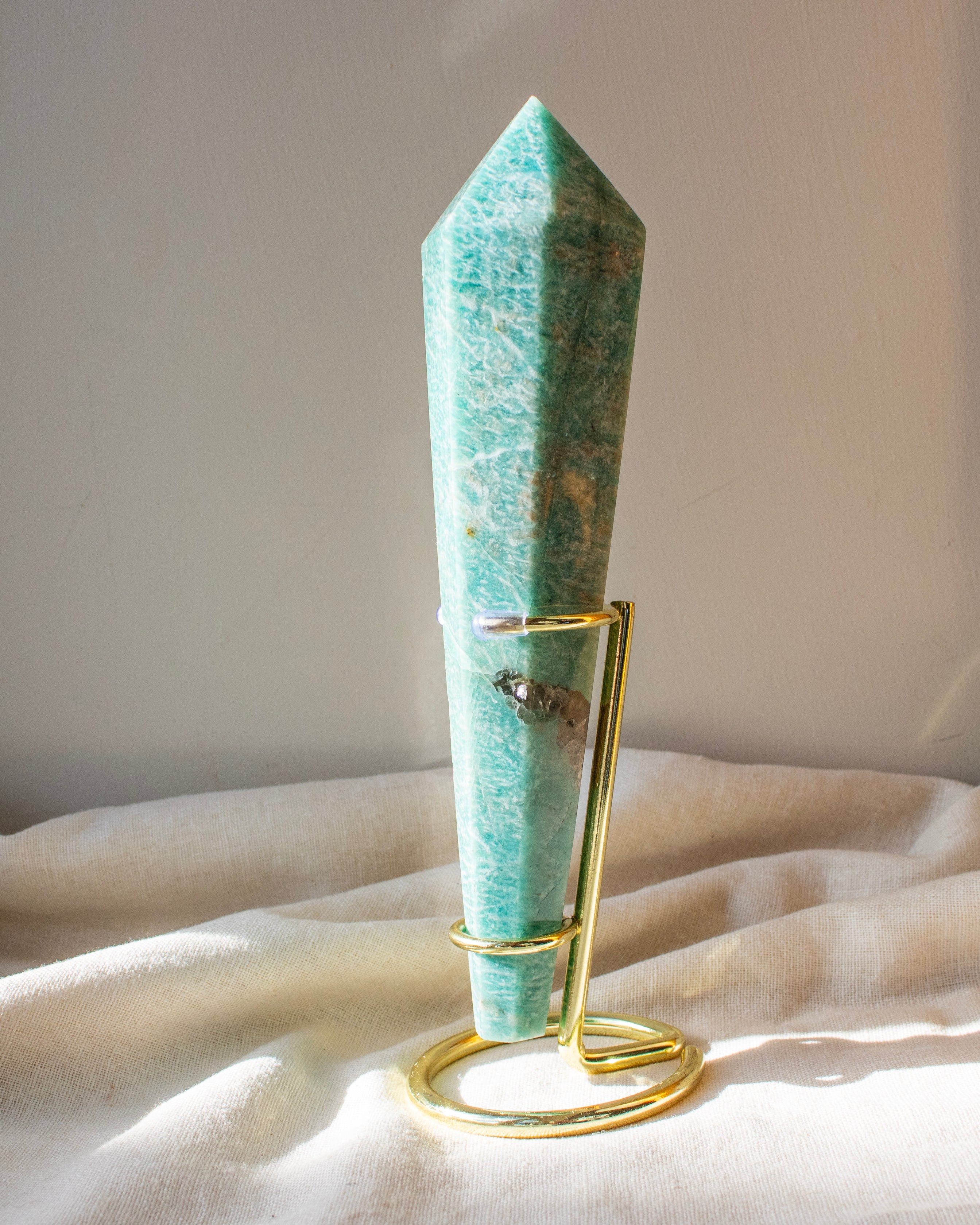 Large Amazonite Crystal Wand