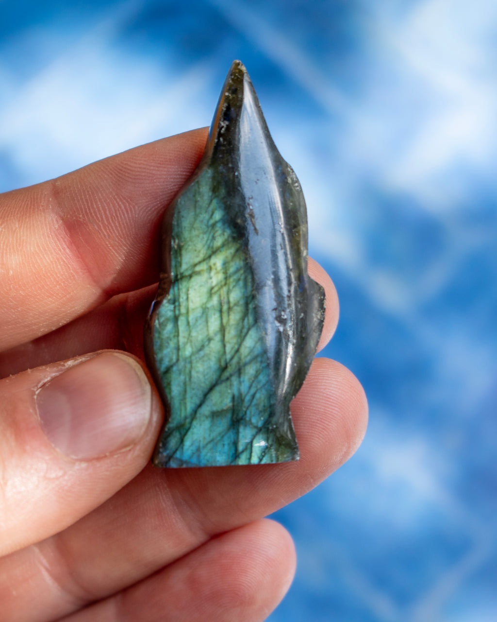 Labradorite Leaf Shape