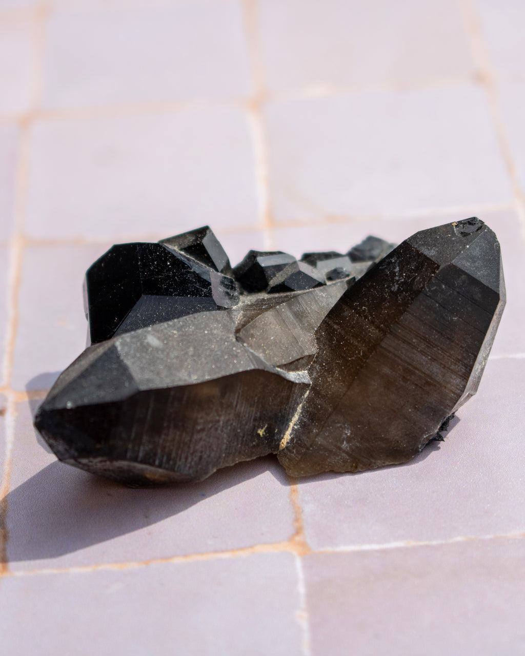 Morion Quartz With Black Tourmaline