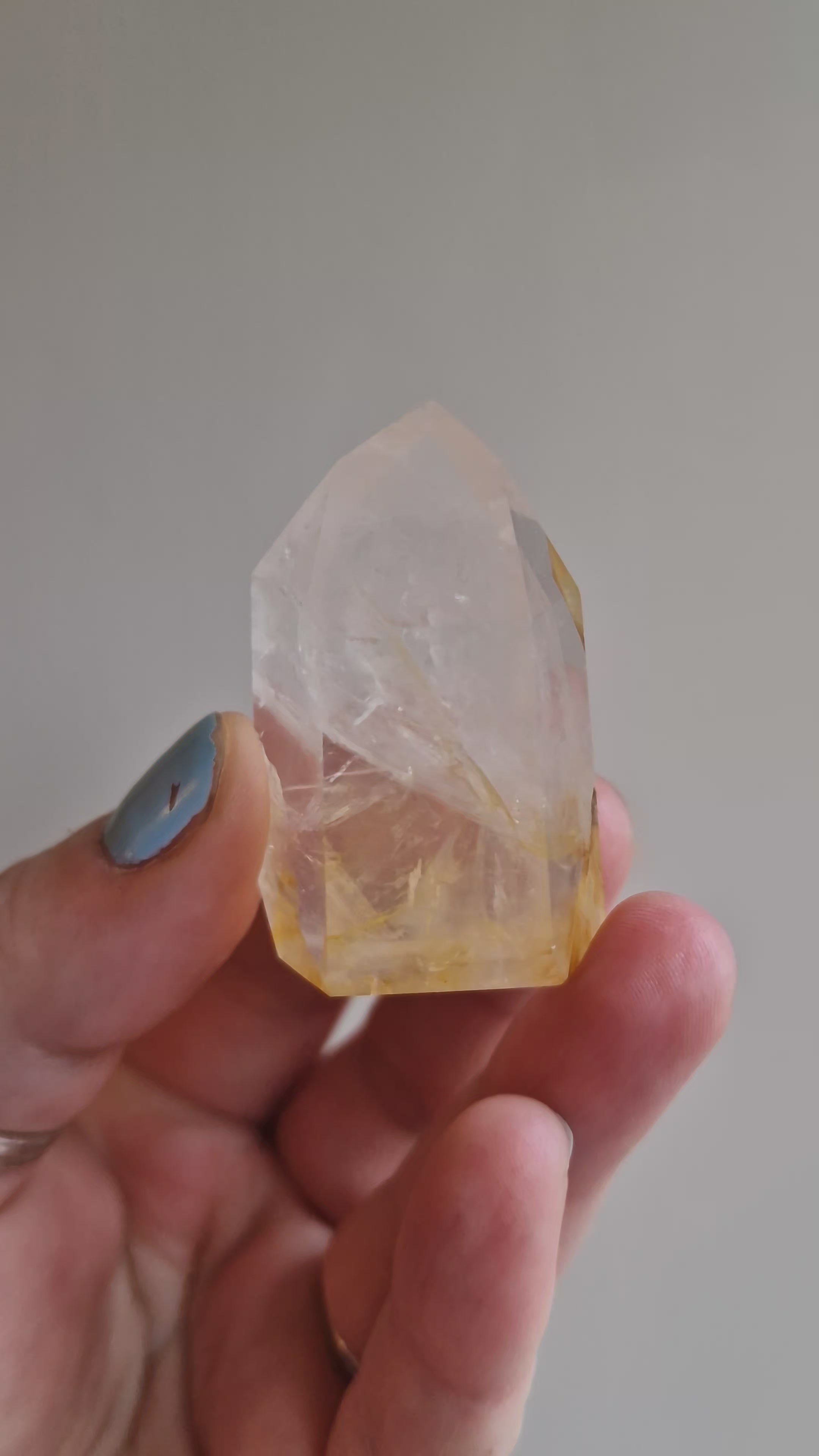 Golden Healer Quartz Tower