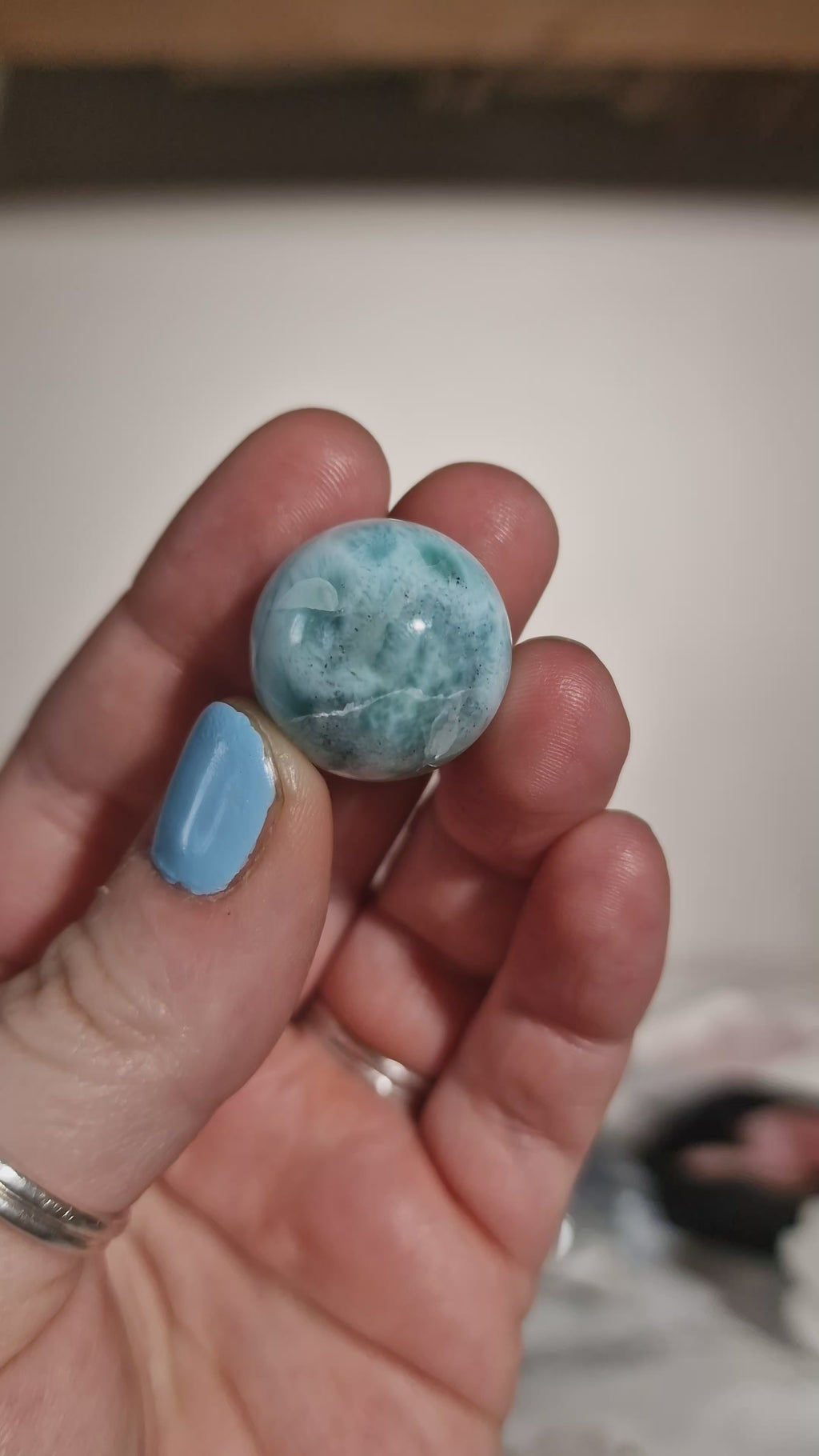 Larimar Sphere