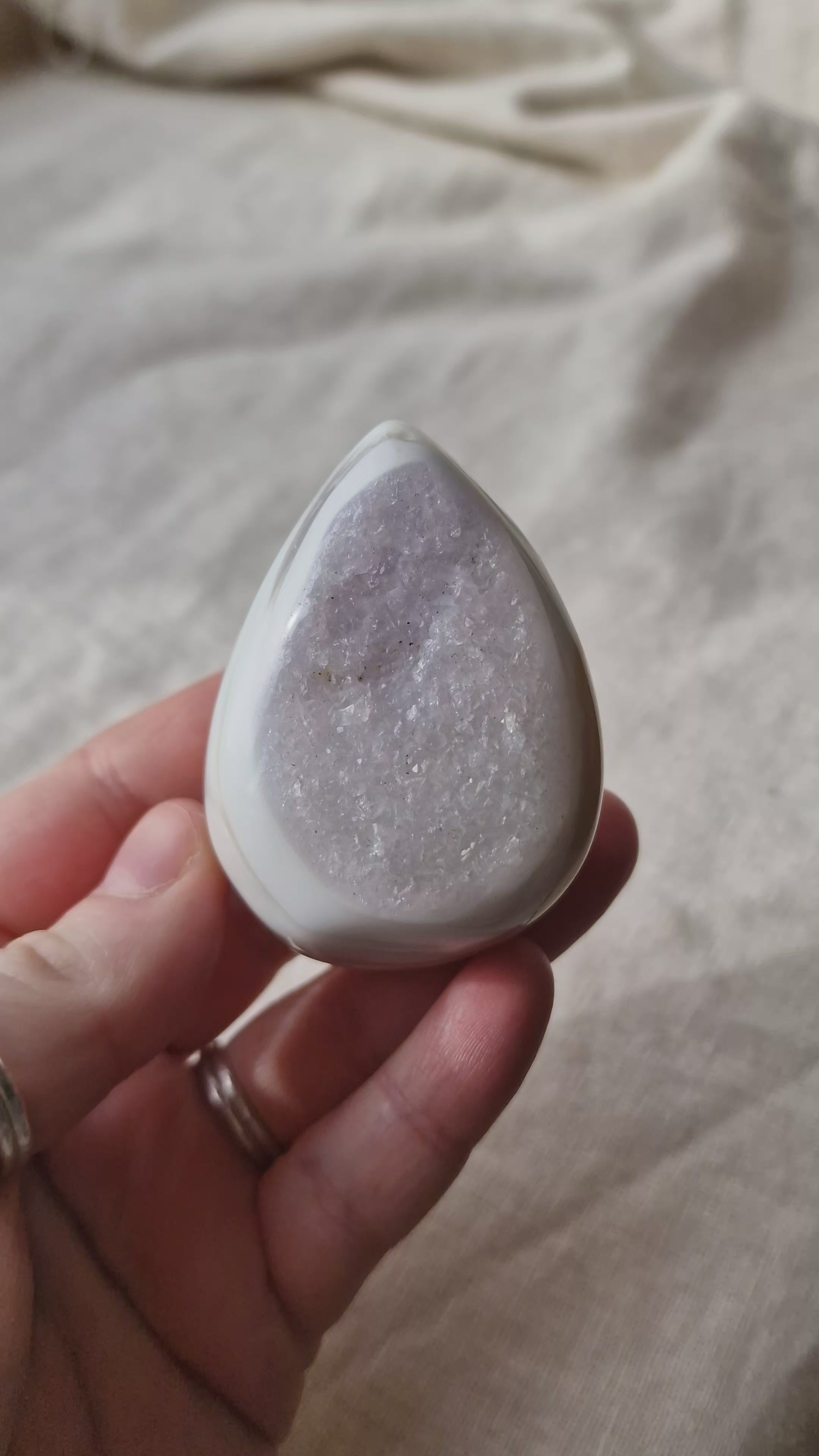 Polished Agate Teardrop