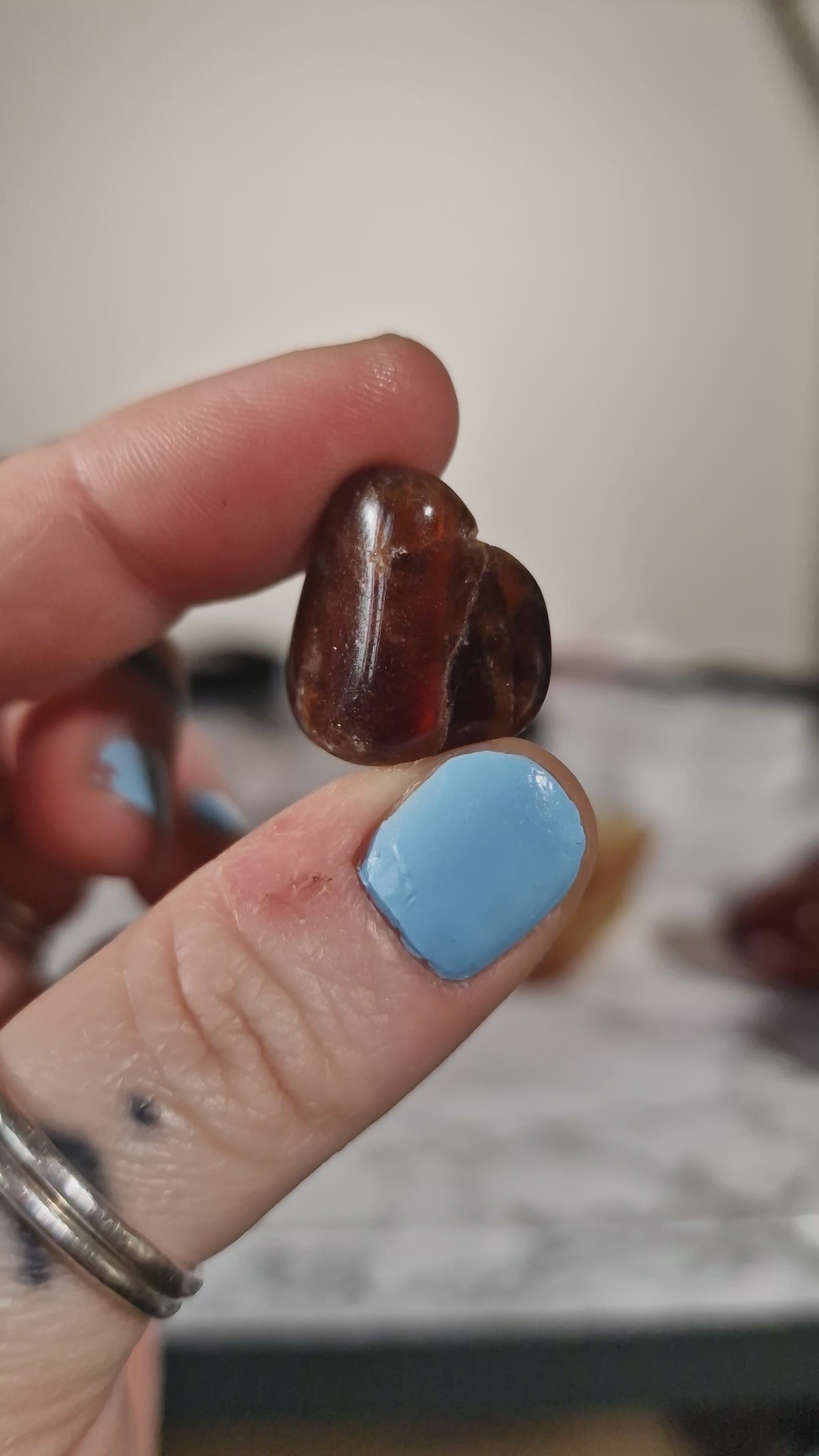 Hessonite Garnet Tumblestone