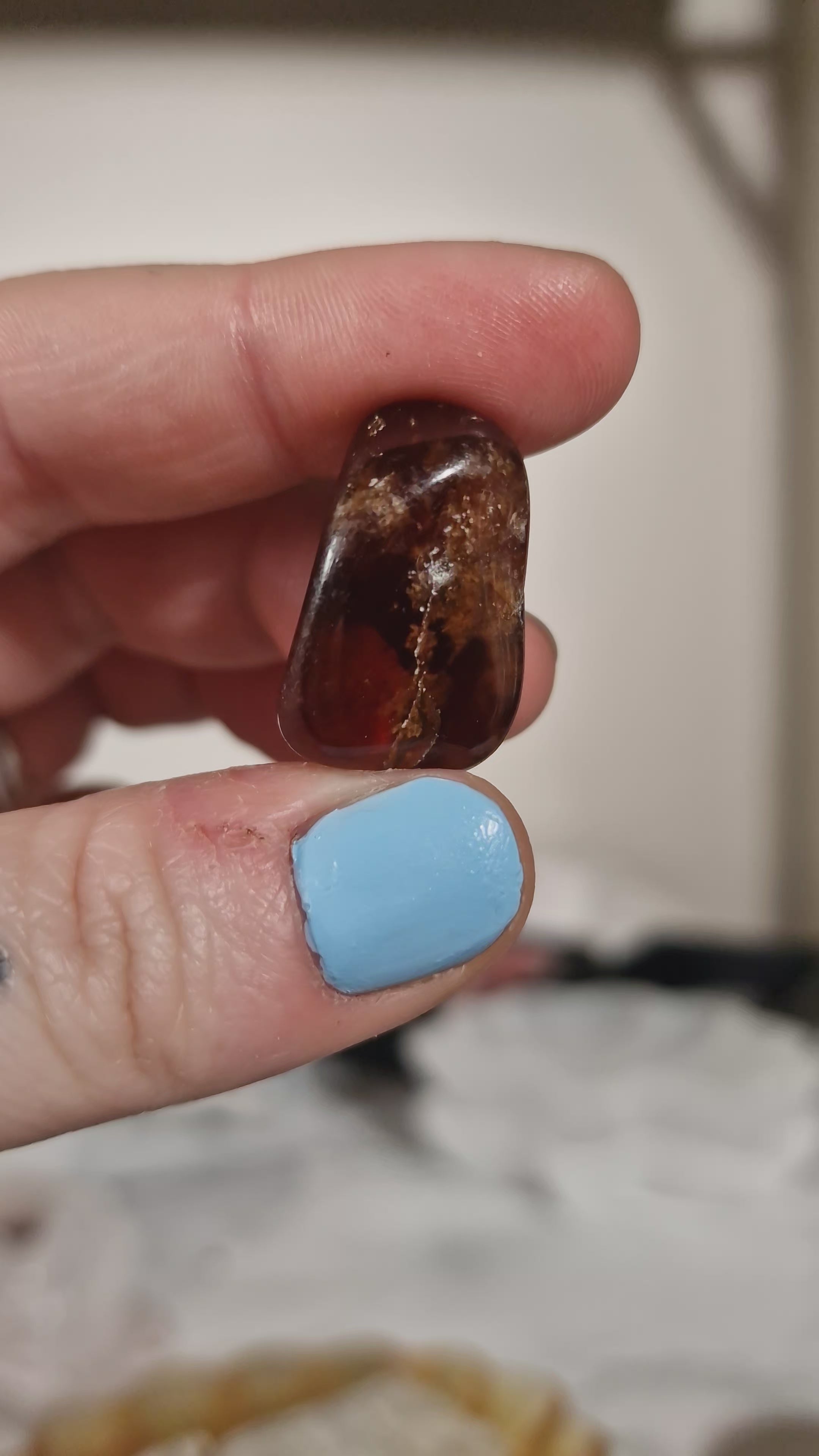 Hessonite Garnet Tumblestone