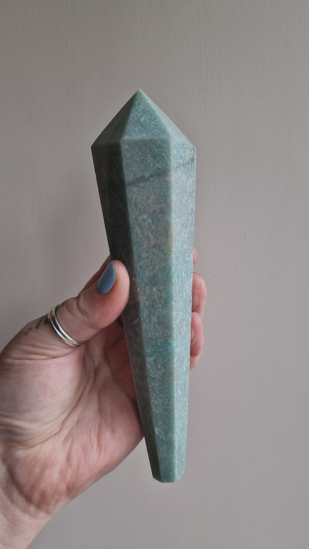 Large Amazonite Crystal Wand