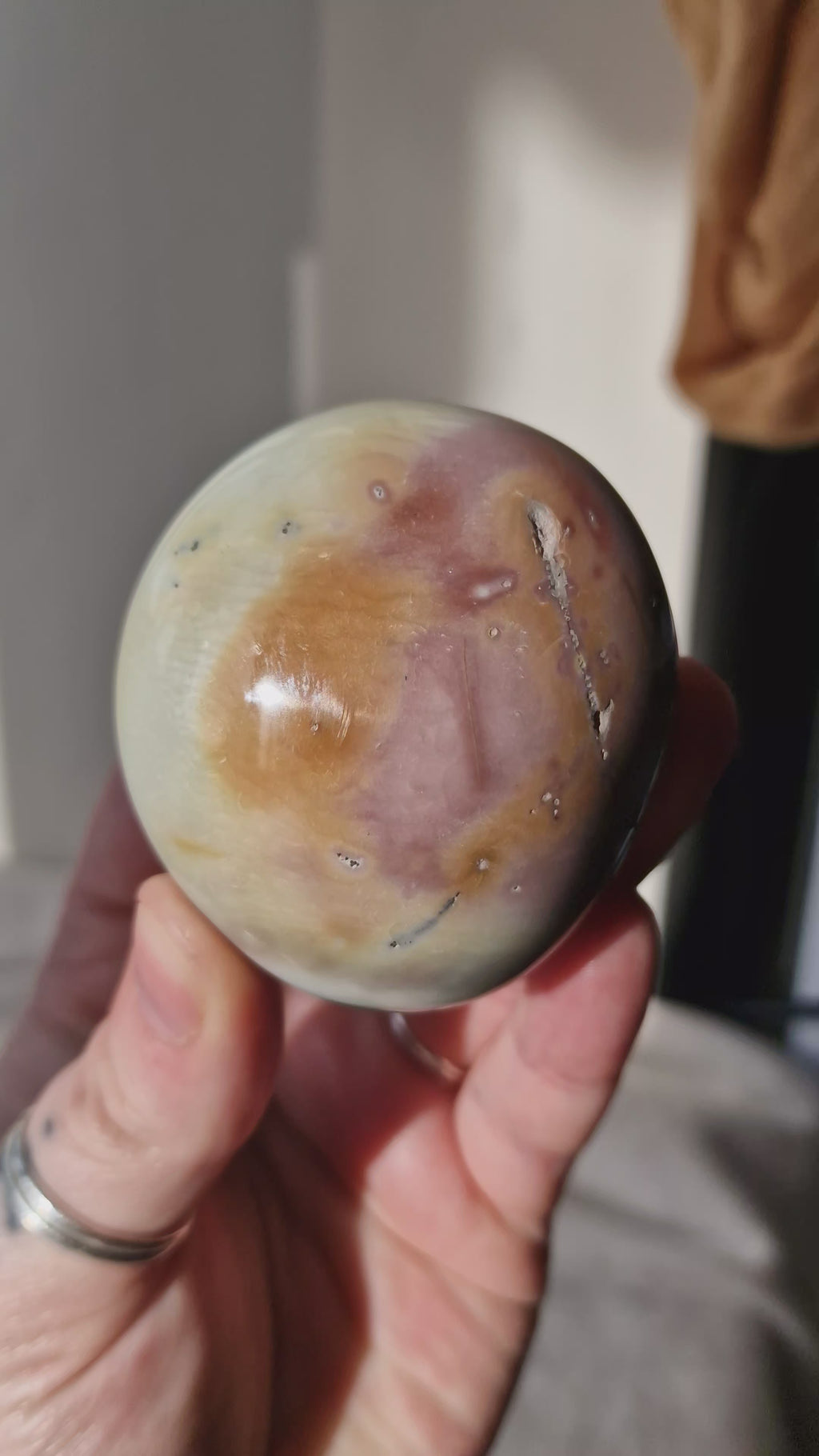 Polychrome Jasper Palmstone