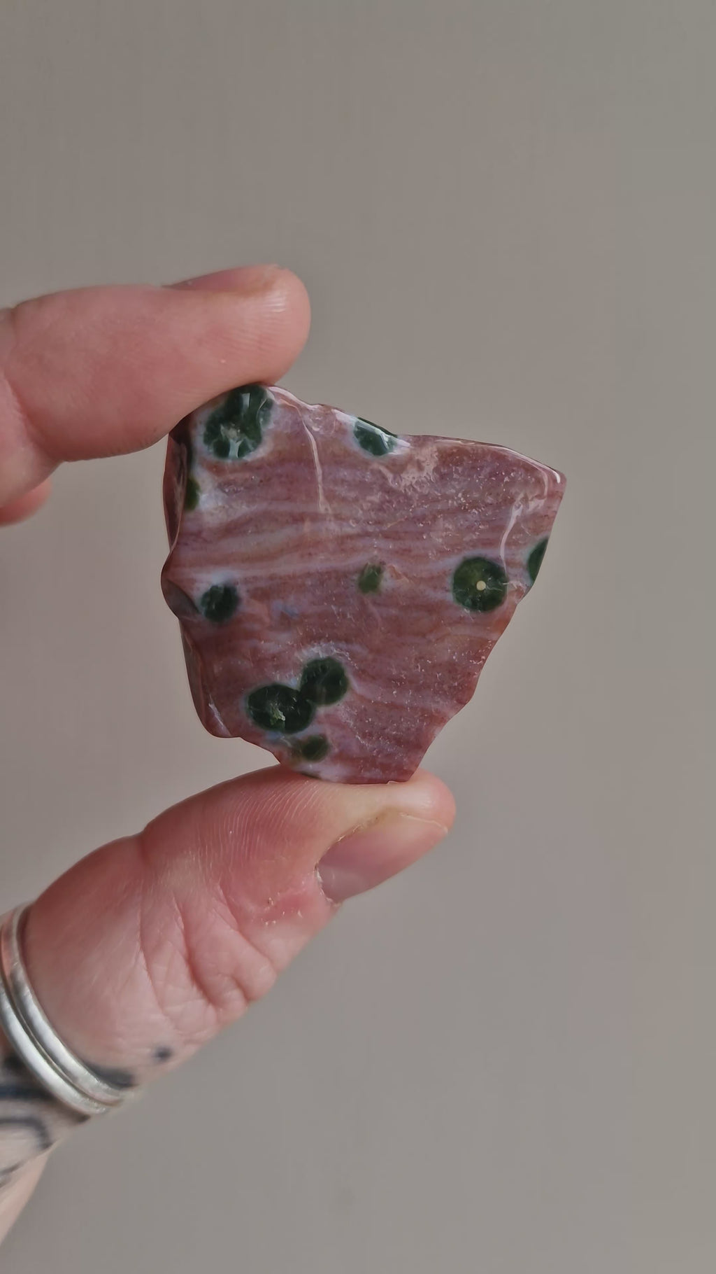 Orbicular Jasper Slice