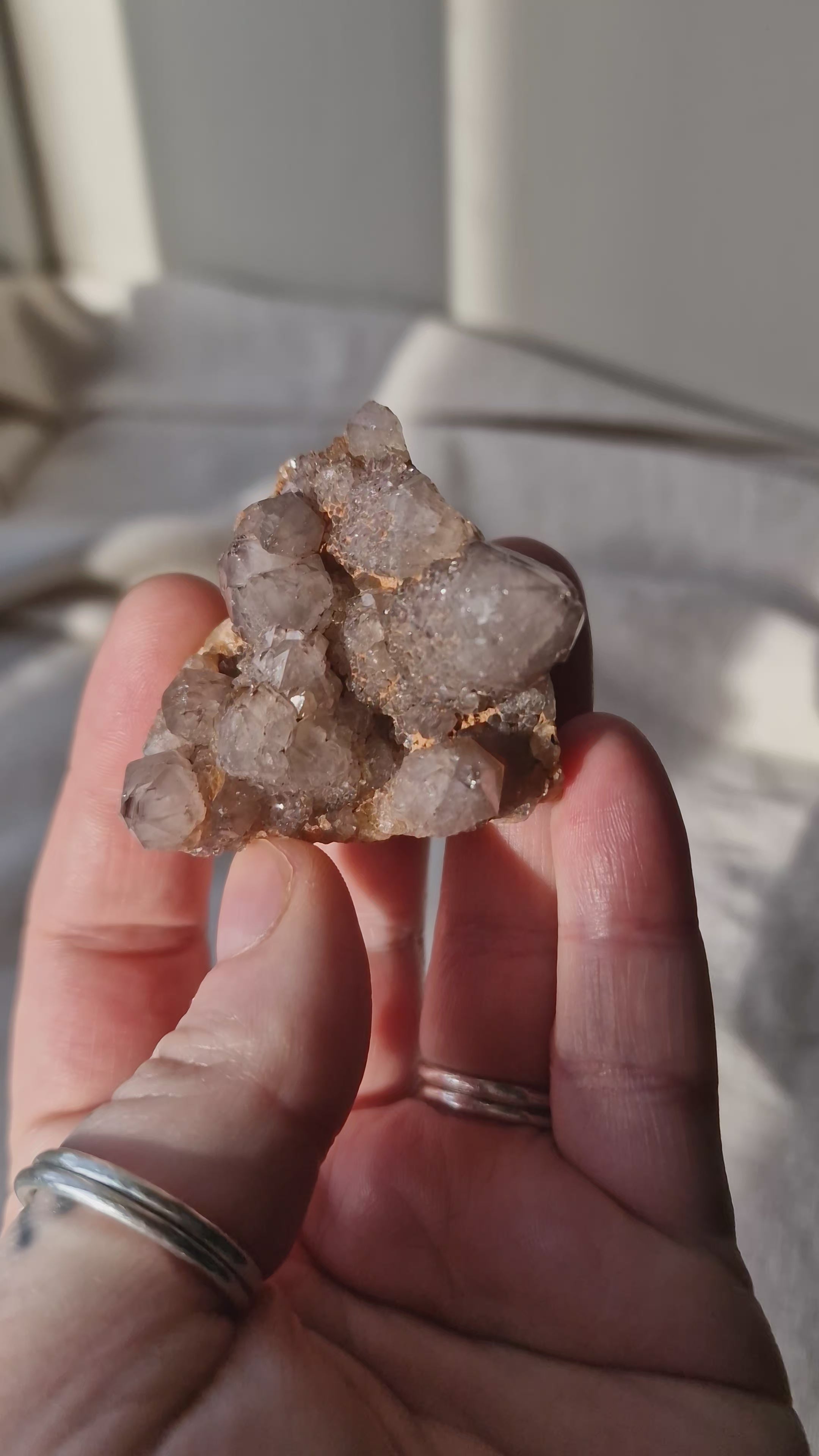 Smoky Spirit Quartz Cluster