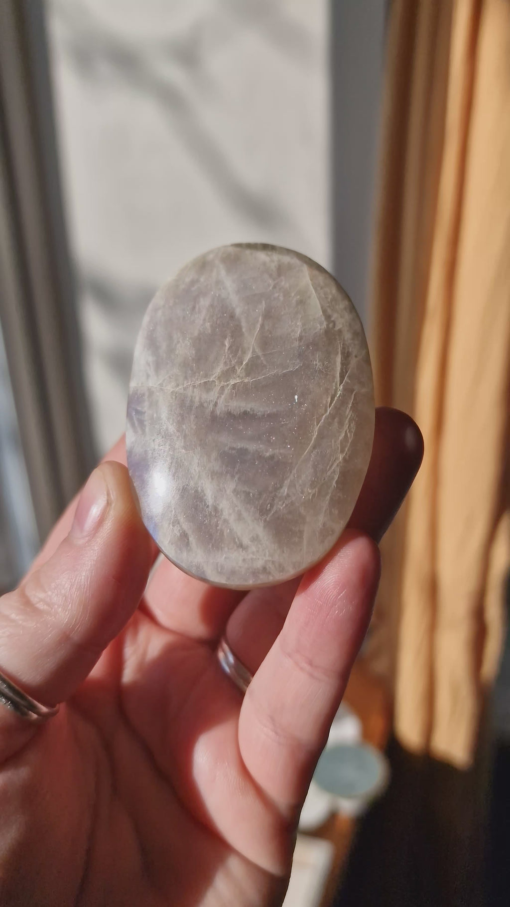 Tanzanian Moonstone Palmstone