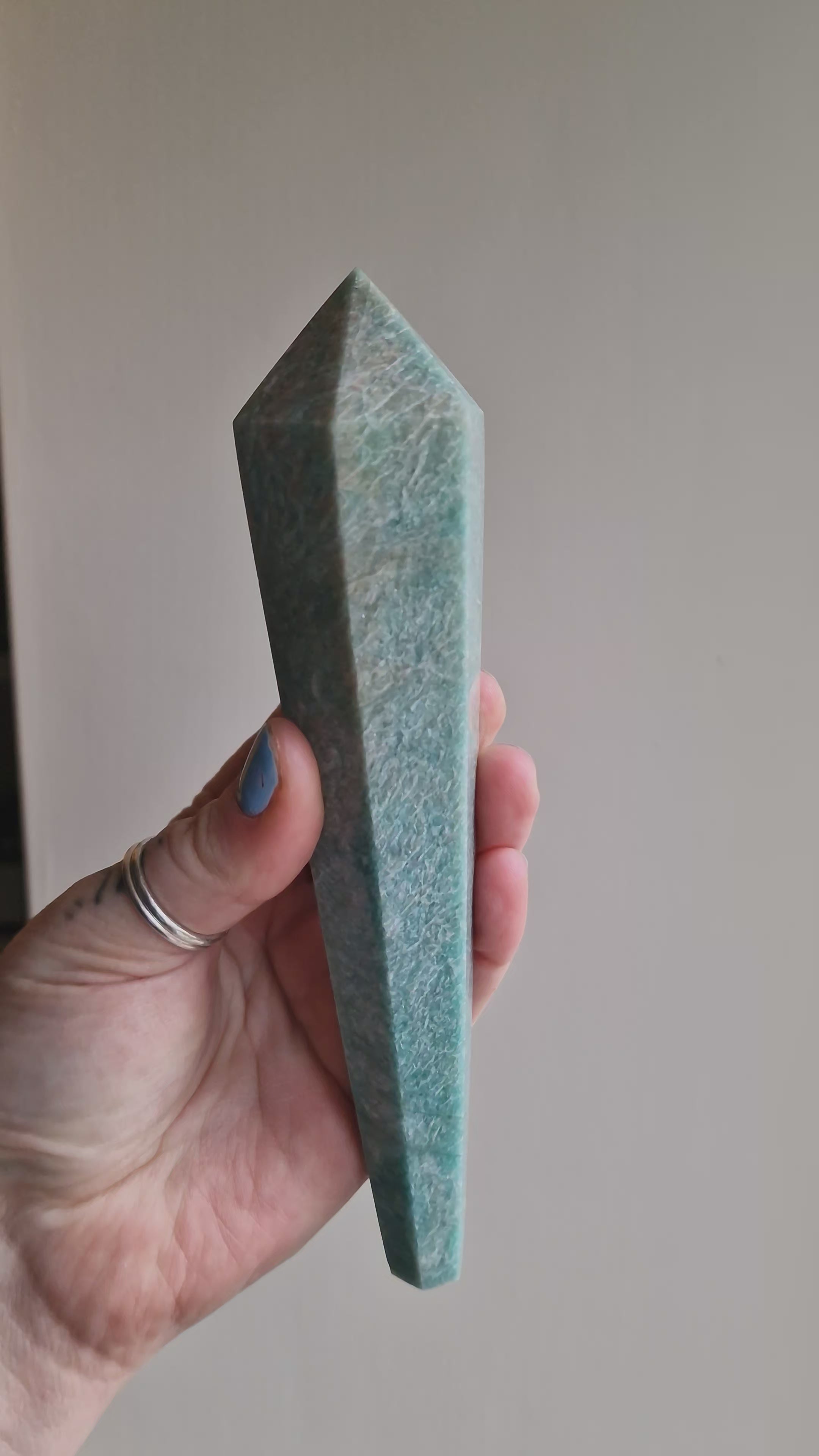 Large Amazonite Crystal Wand