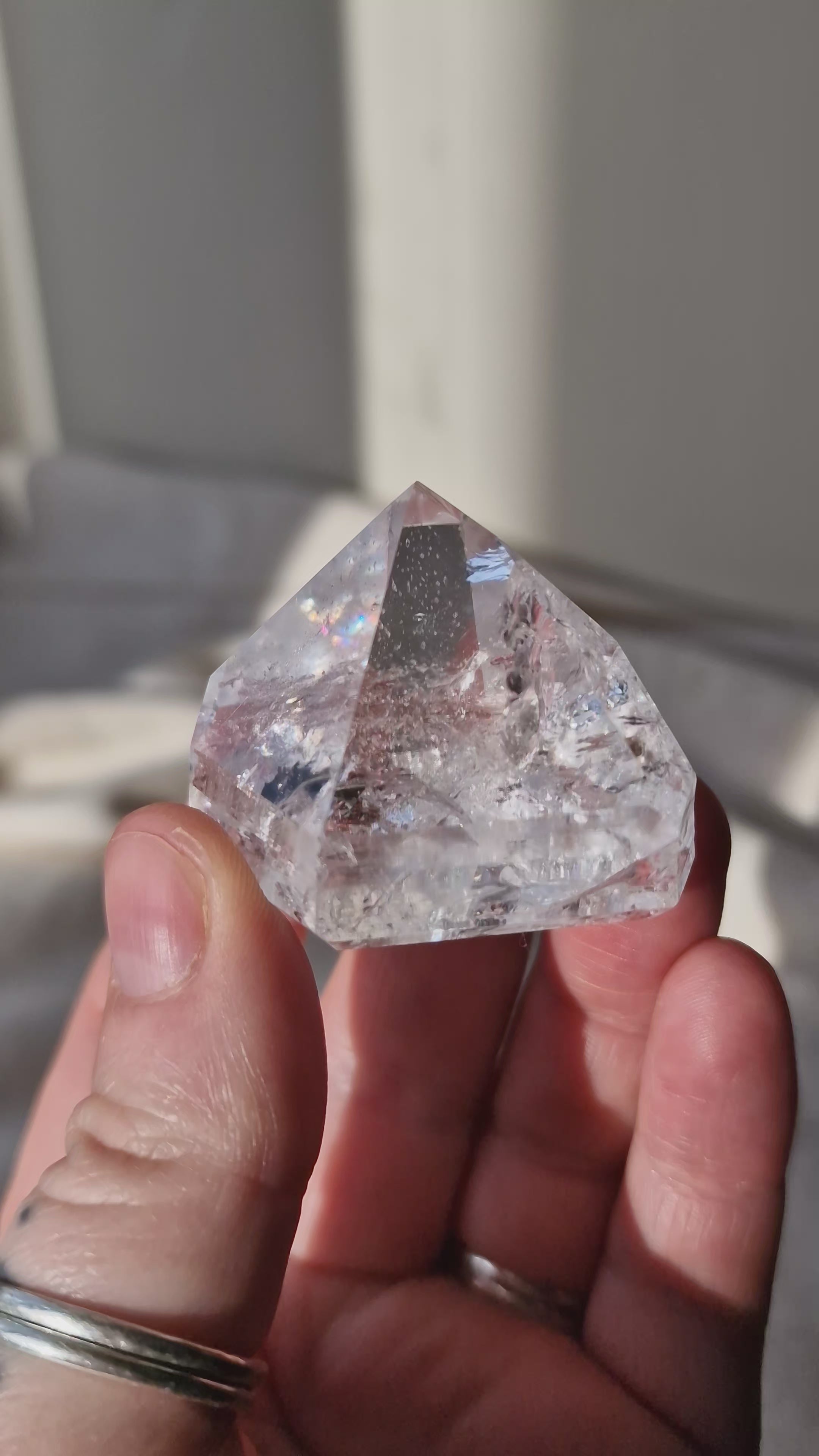 Polished Lemurian Quartz Tower