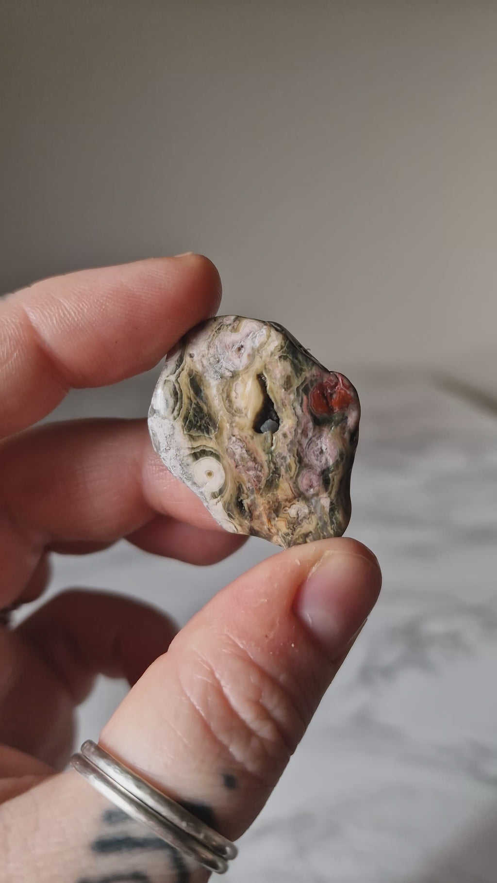 Orbicular Jasper Slice