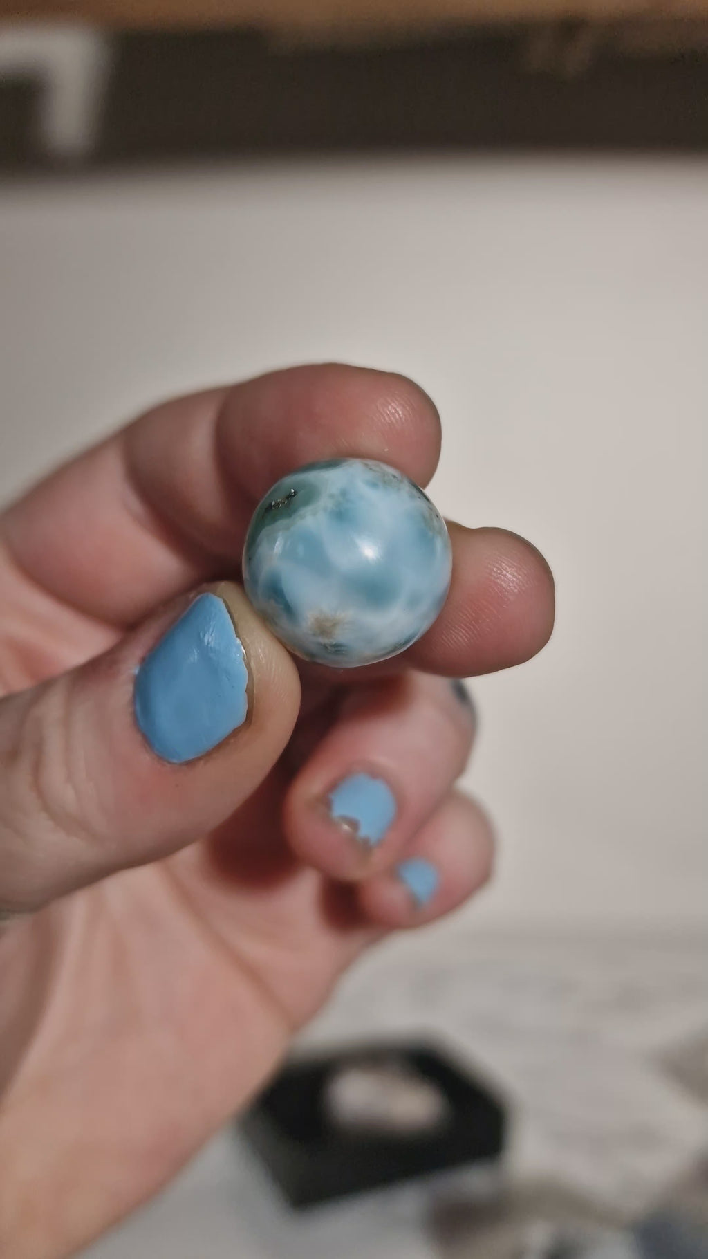 Larimar Sphere