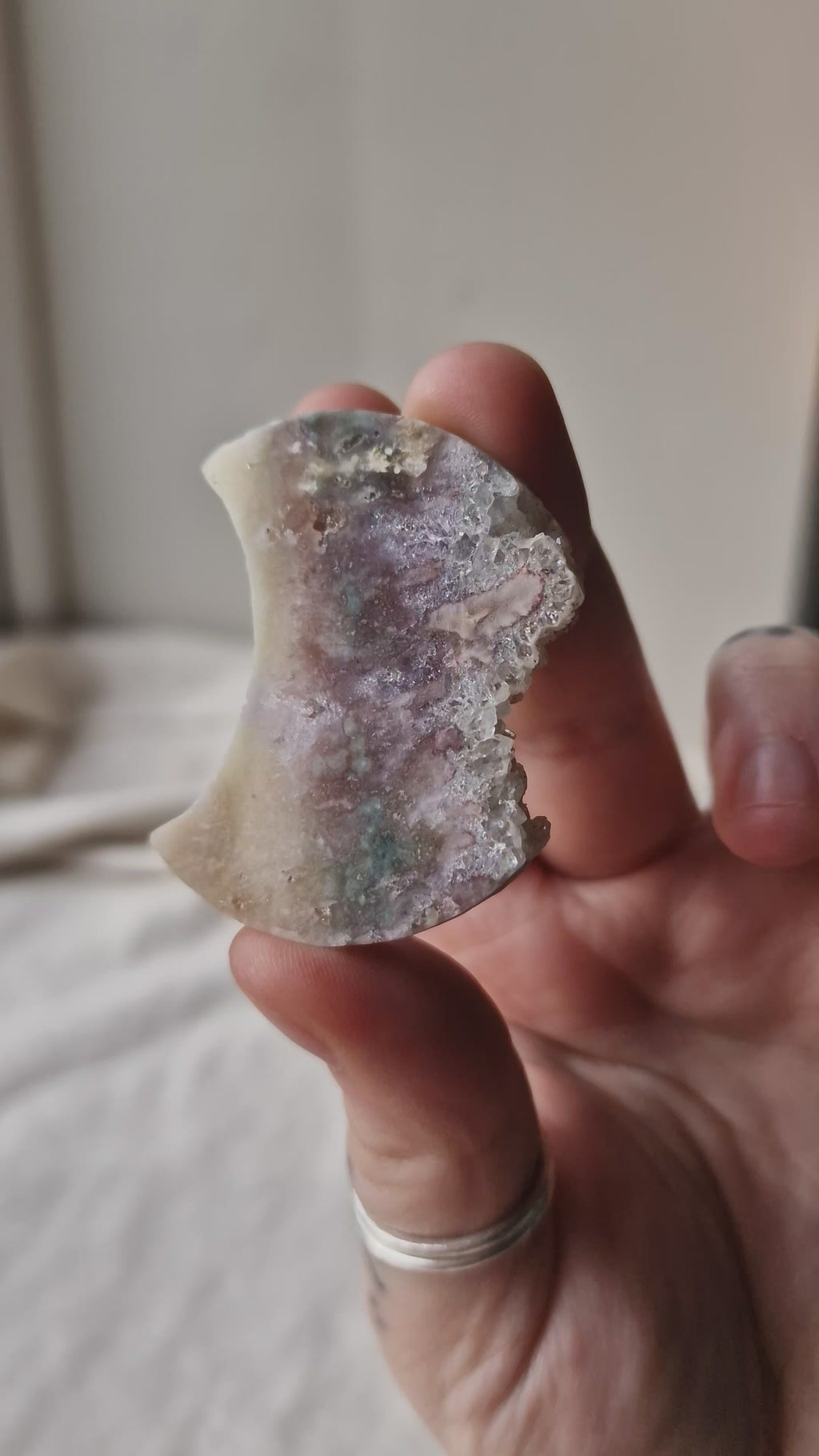 Amethyst Agate Moon