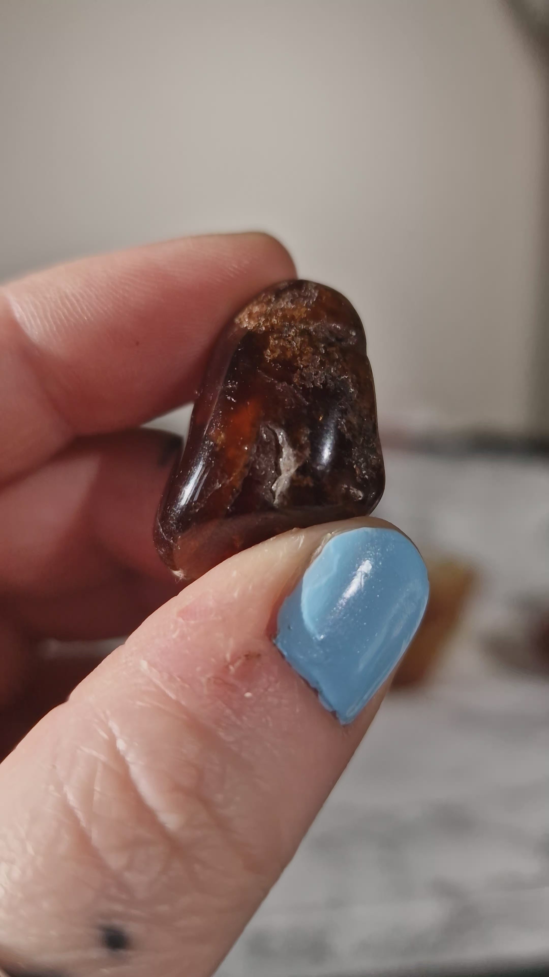Hessonite Garnet Tumblestone