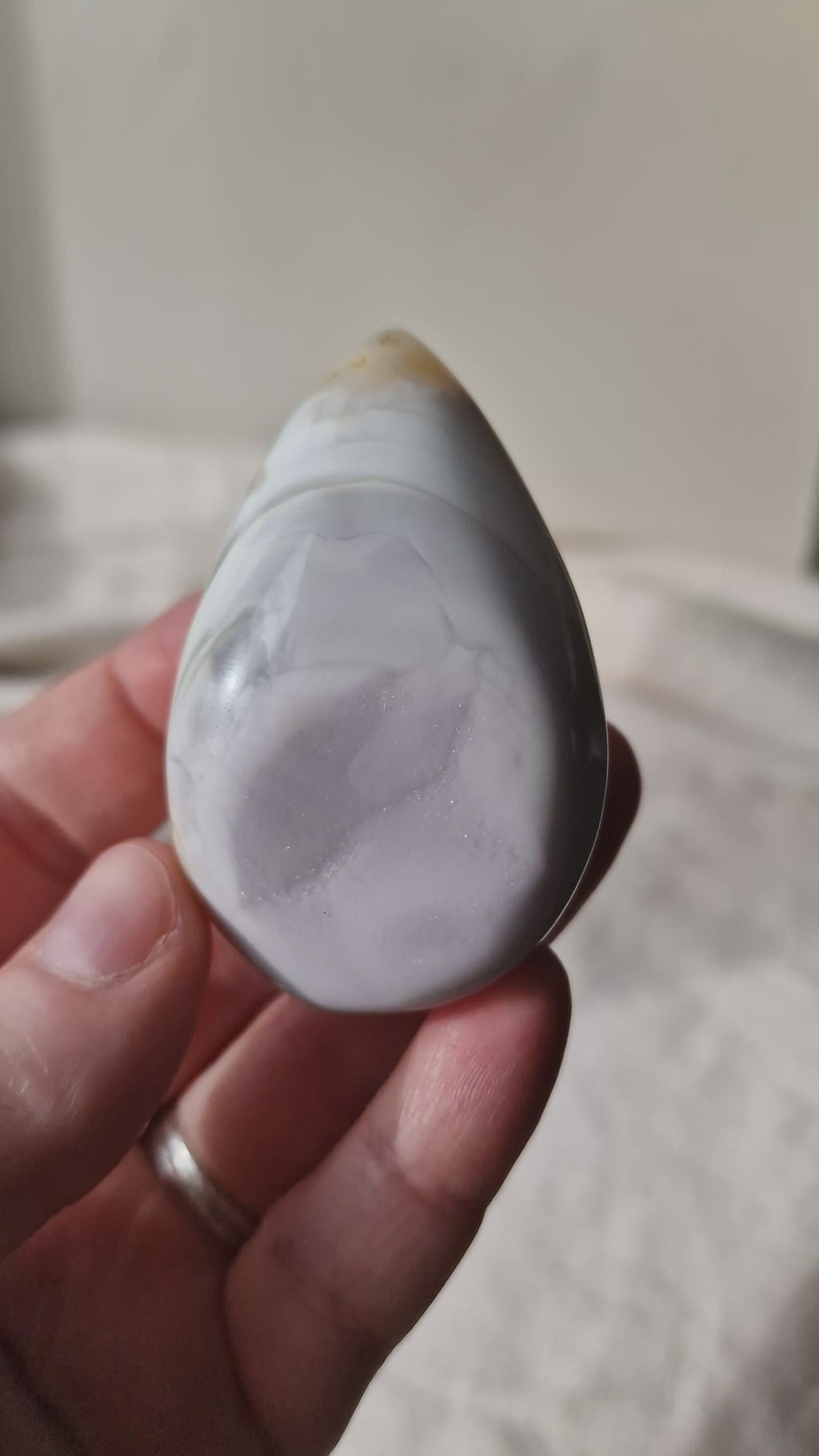 Polished Agate Teardrop
