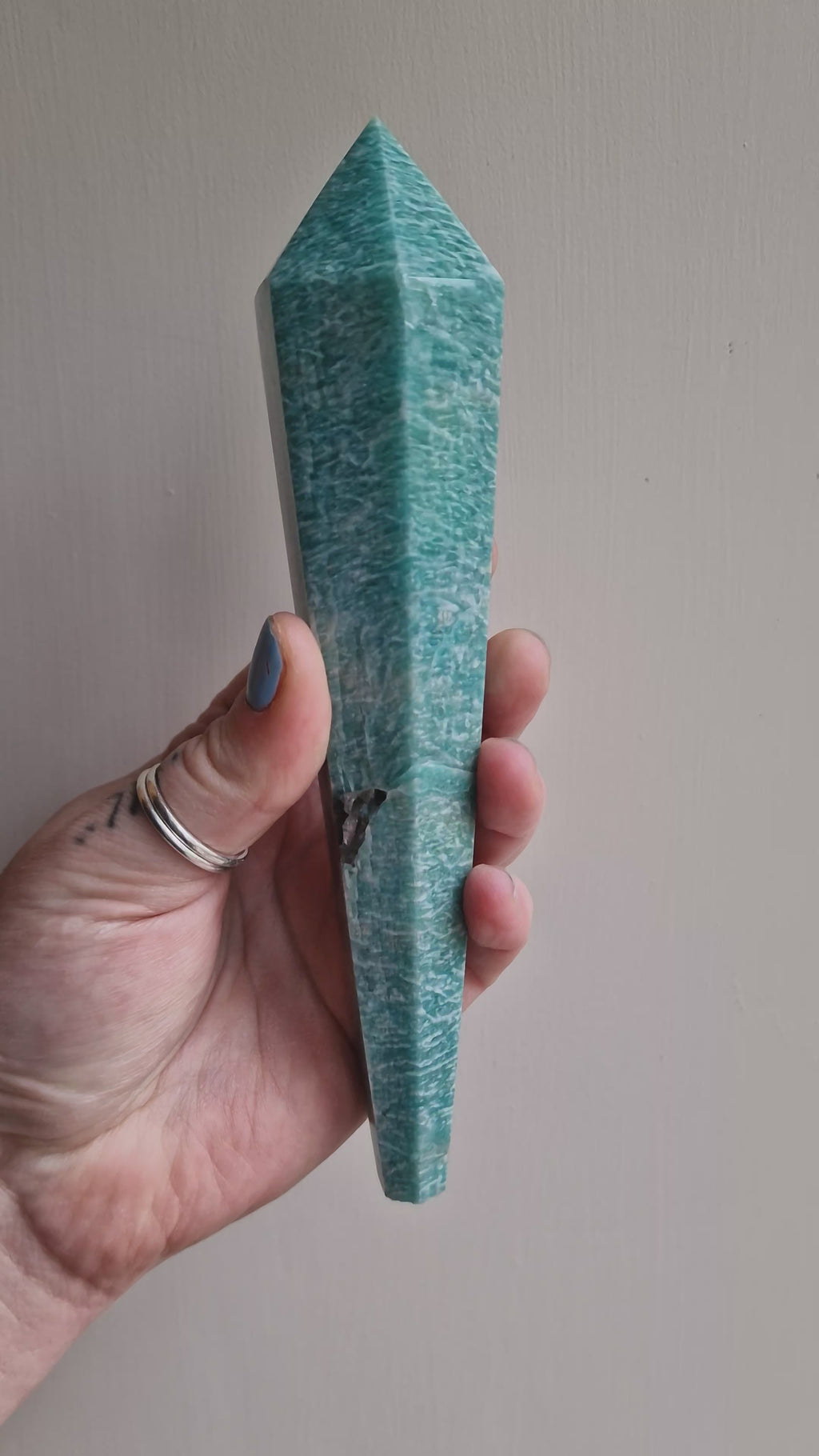 Large Amazonite Crystal Wand