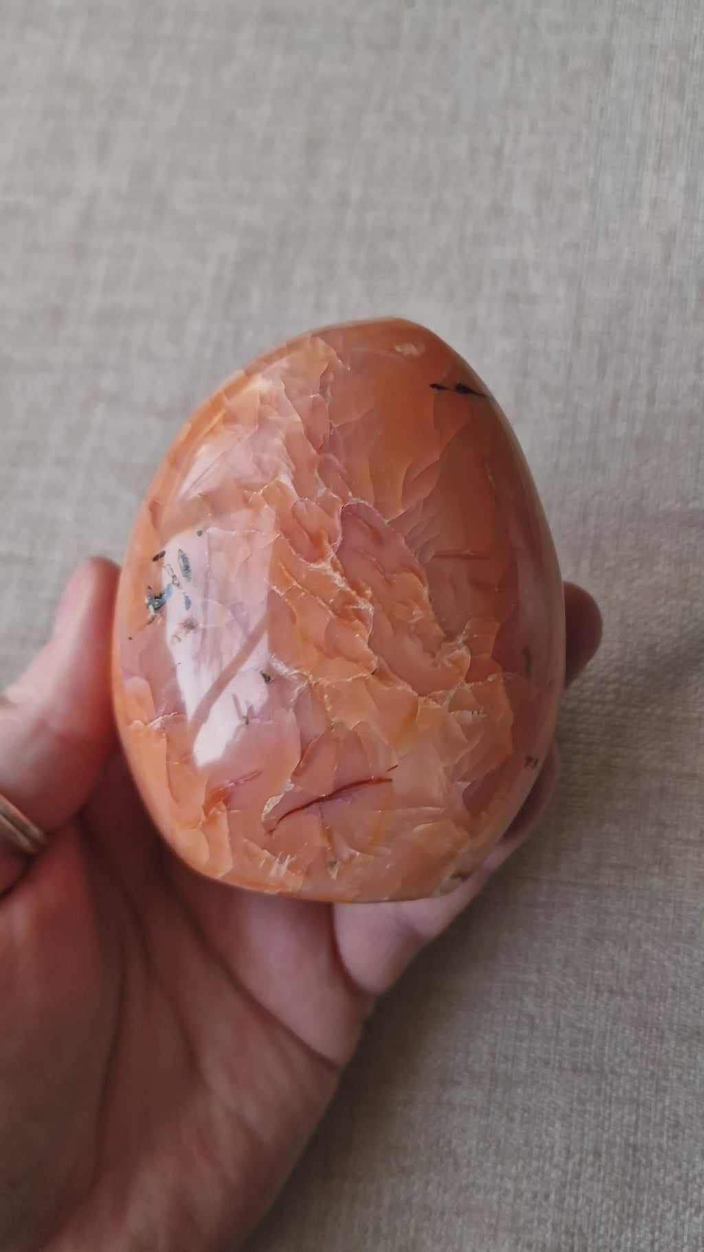 Peach Carnelian Freeform